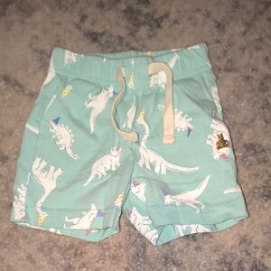 GAP | Mint Dinosaur Print Kids Shorts